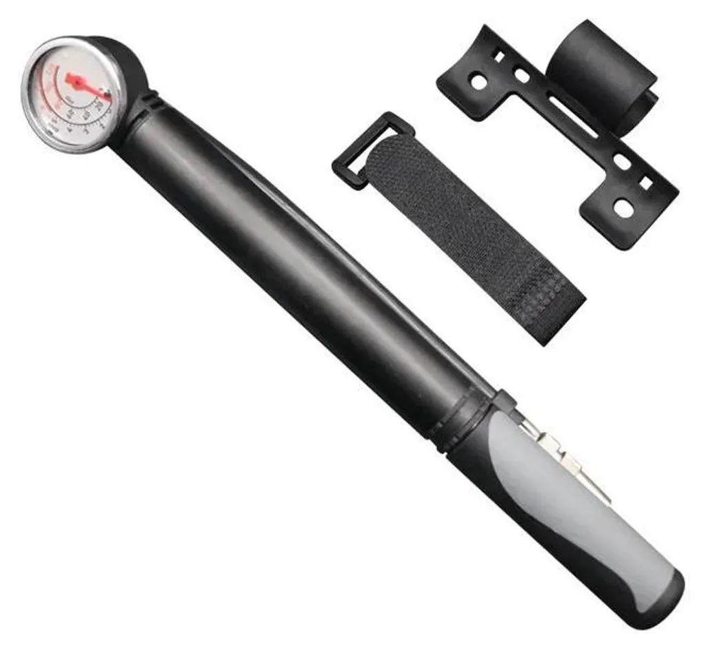 Pompe vélo haute pression 160 PSI manomètre valves Presta et Schrader