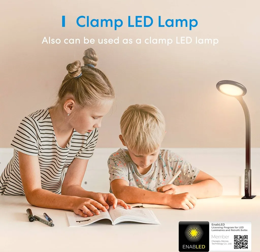 Lampadaire Meross MSL610HK-EU pour salon et bureau avec mode lecture
