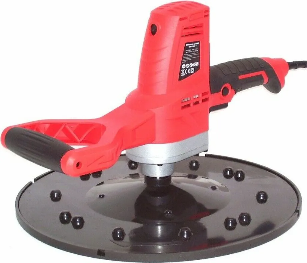 Putzglättmaschine 710W – 390mm, Mit Schwamm- & Schleifscheiben, Für Wände & Decken