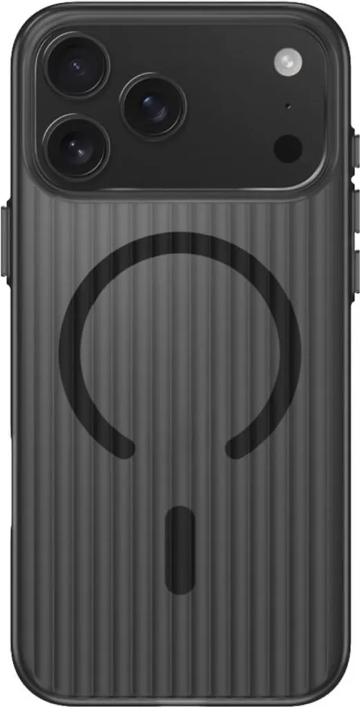 4smarts 541641 Coque iPhone 17 Pro 6.3 - Protection Hybride Noir Transparent