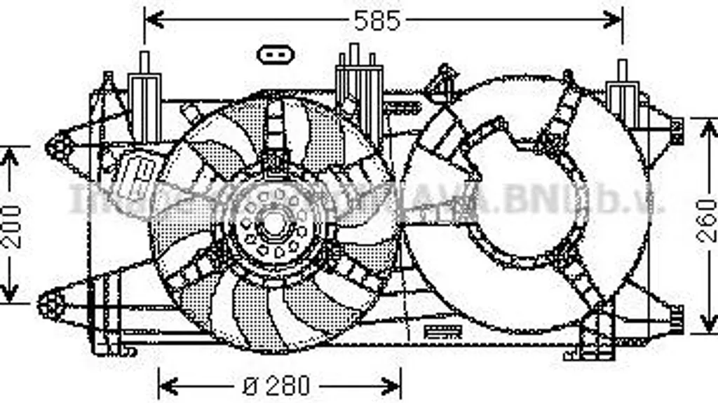 Ventilateur de refroidissement pour Doblo - Réparer le Circuit Moteur