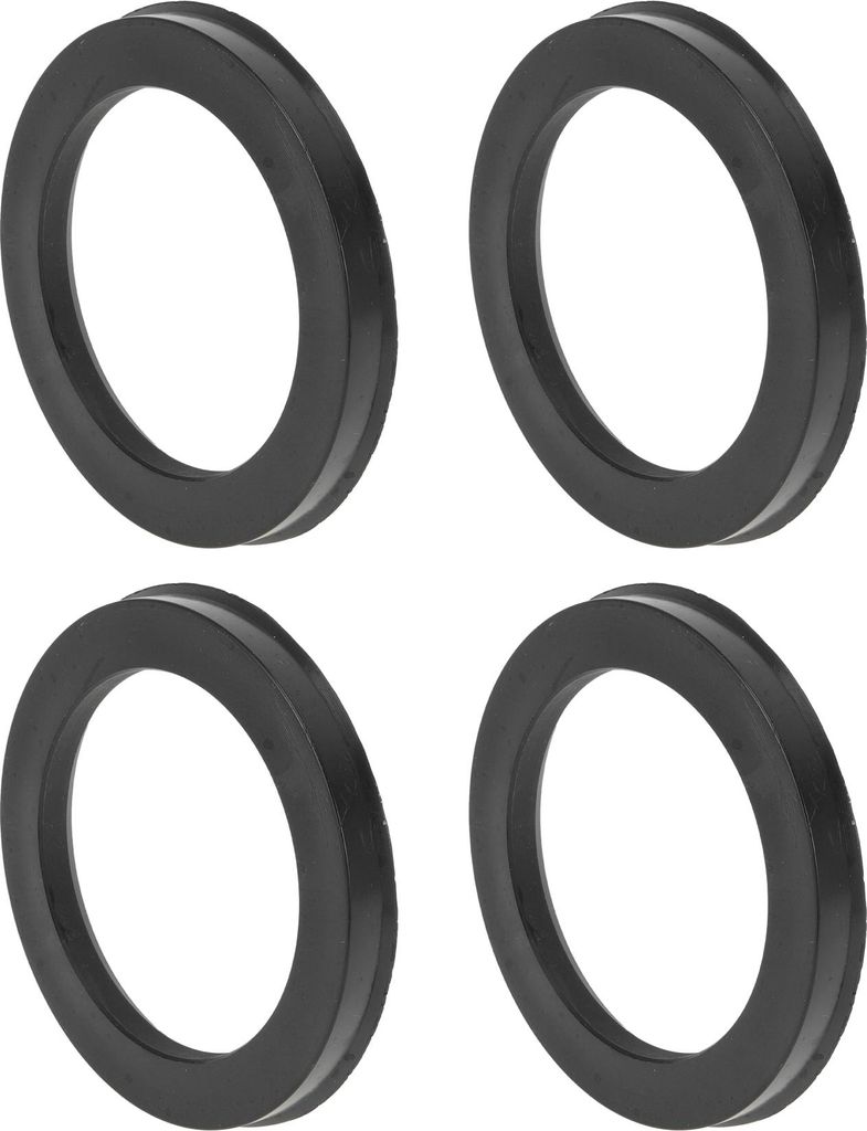 100,1 mm bis 73,1 mm Auto-Radnaben-Zentrierringe Schwarz aus Polycarbonat Räderzentrumswelle stoßdämpfende Nabenringe 4 Stück