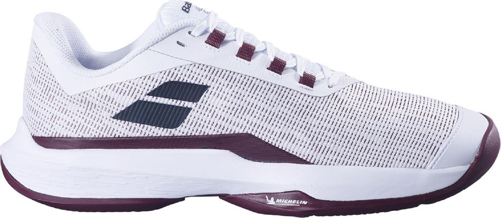 Babolat Jet Tere 2 Clay Tennis Sandplatz Tennischuhe Sportschuhe weiß/weinrot/schwarz 3A0F25A650-1109, Schuhgröße:41 EU