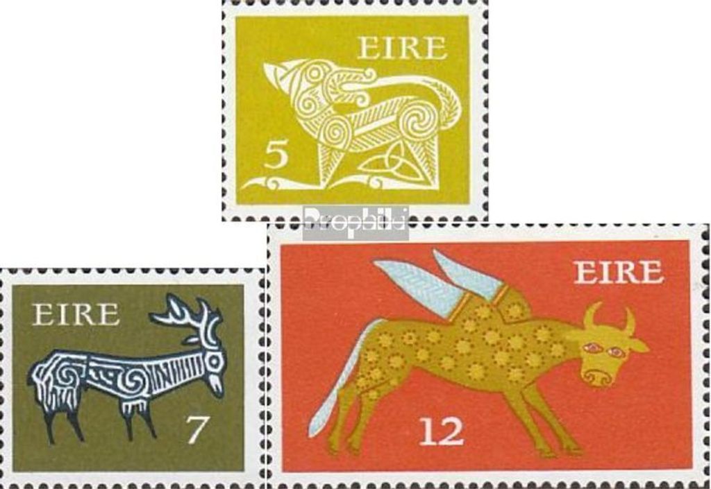 Briefmarken Irland 1974 Mi 298-300 (kompl.Ausg.) postfrisch Frühe Kunst