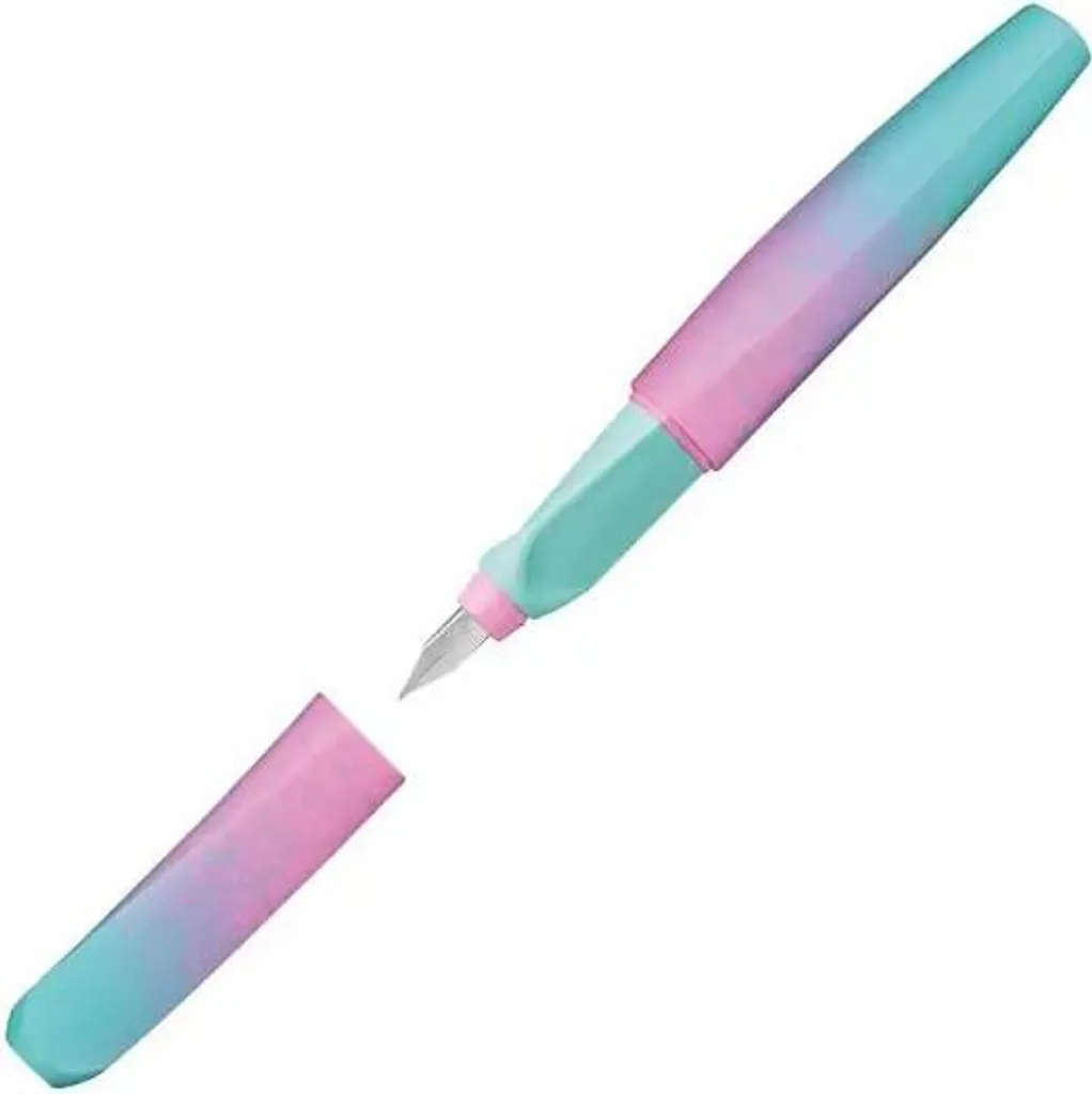 Penna Stilografica Pelikan Twist Mint & Rose - Pennino M per Scuola