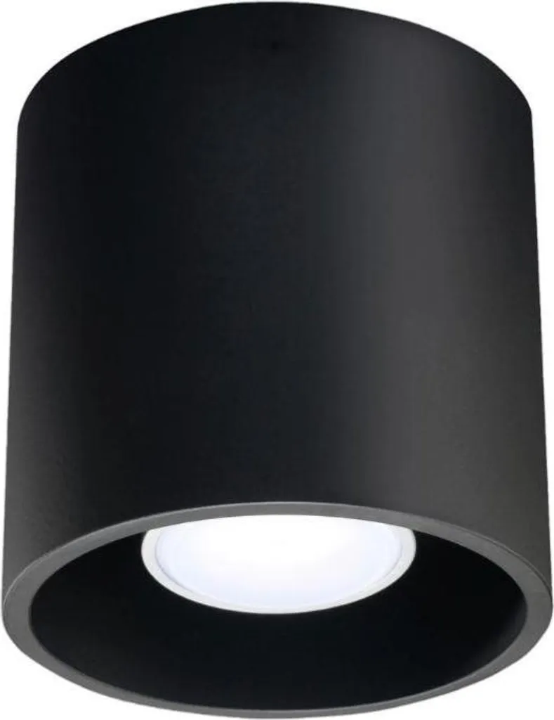 Plafonnier Noir pour Cuisine et Couloir - Éclairage Focalisé Culot GU10
