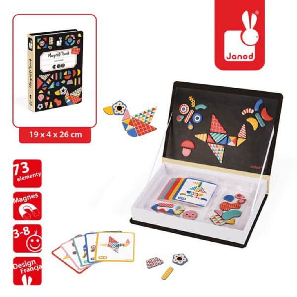 Jeu éducatif Magneti'book Janod - 43 Magnets - Réf. J02820 - Neuf