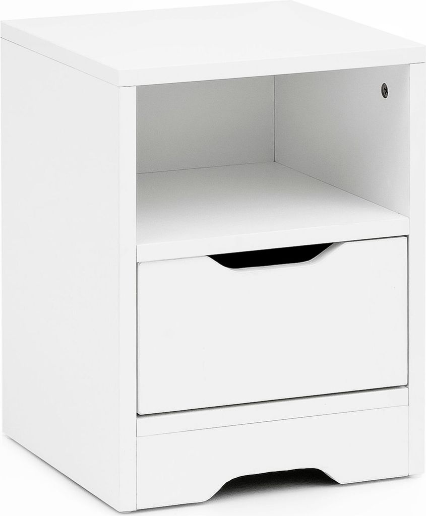 Noční skříňka WL5.700 31x43x31cm Bílá matná 1 zásuvka a Obrázek produktu 