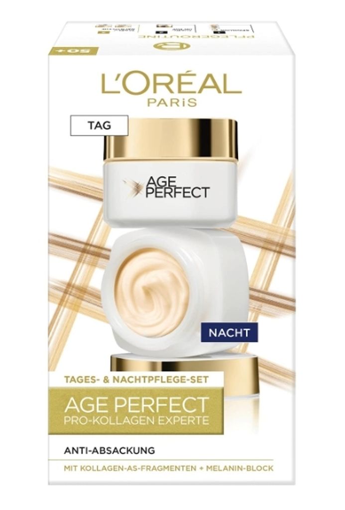 L'Oréal Paris Firming Face Care Set for Mature Skin with Anti-Ageing Day Cream and Night Cream