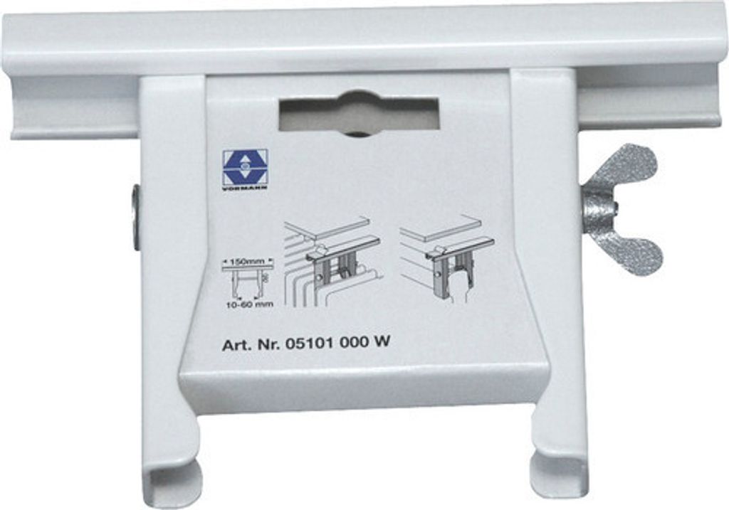 Heizkörperkonsole B 32 x T 150 mm weiß Produktbild 