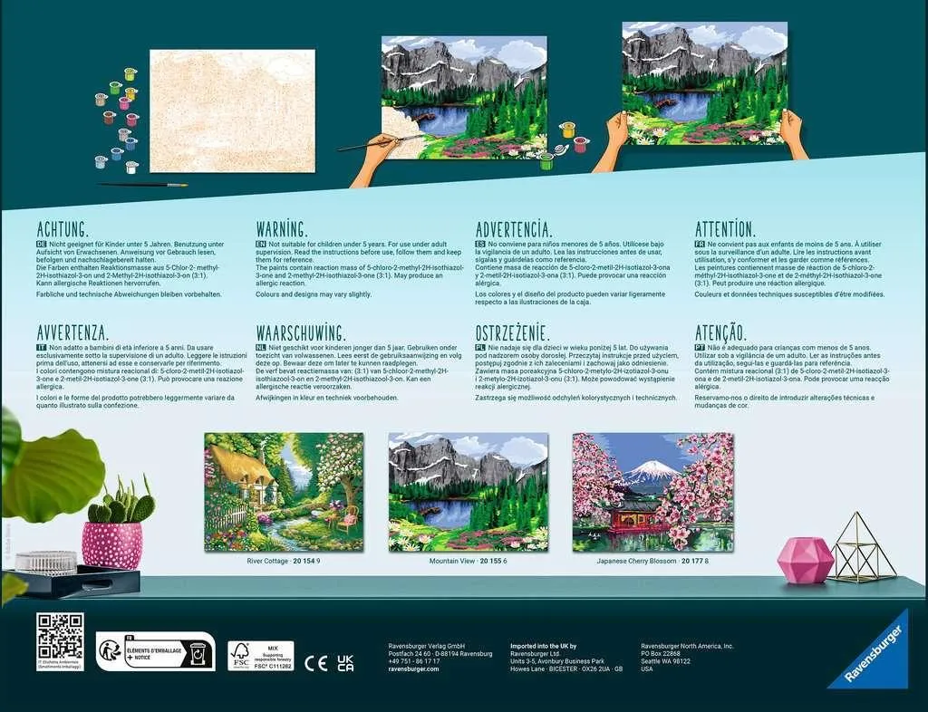 Puzzle Ravensburger 20154 : Finis les reflets avec ce paysage fluvial - 2
