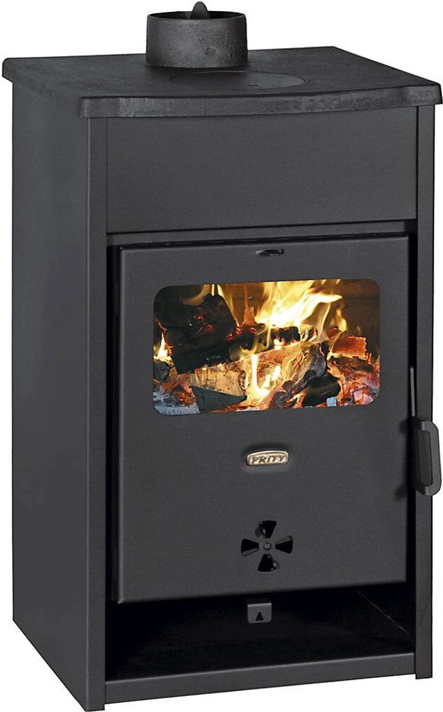 - Prity KCPD Kaminofen mit Gusseisenplatte 9.3 kW Holzofen
