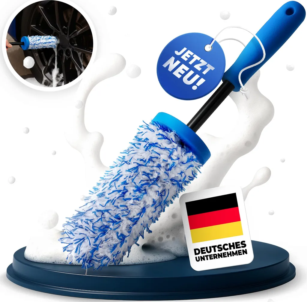 Nettoyez vos jantes sans rayures avec cette brosse microfibre longue NTG