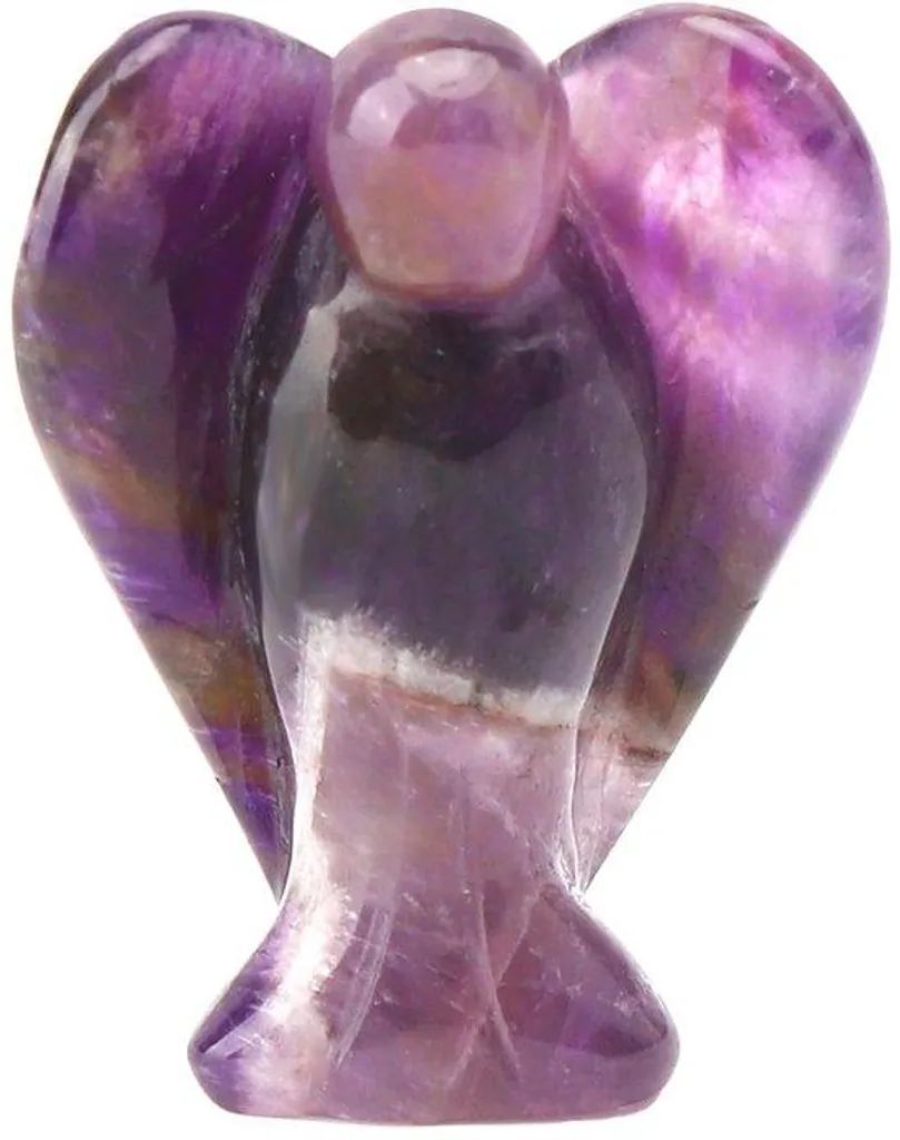 Ange en améthyste pour méditation et sommeil paisible - Talisman 5cm