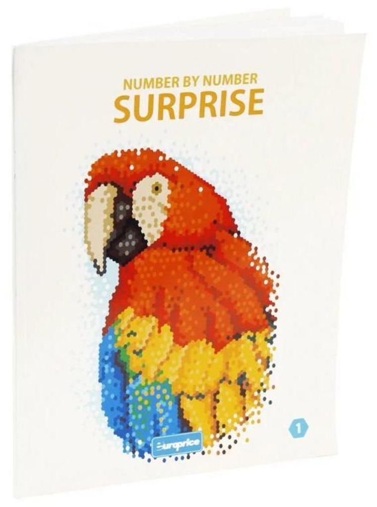 Carte de colorat pentru adulti Number by number Surprize 1