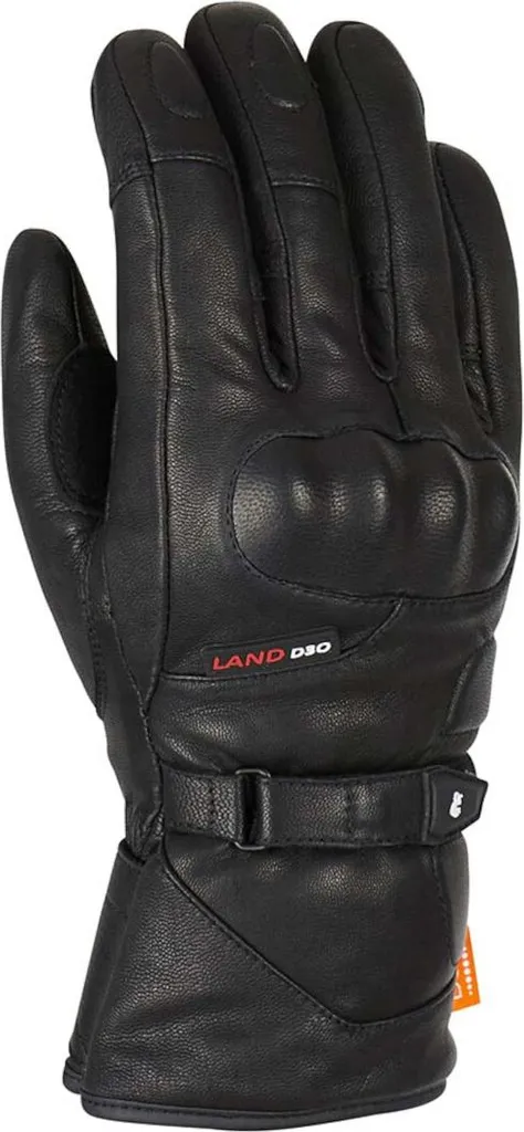 Gants moto Furygan Land Dk D3O étanches en cuir noir taille M