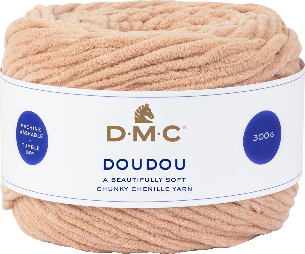 DMC Doudou Kuschelstoff 150 cm 300 g Weicher Plüsch für Babydecken Farbe 03