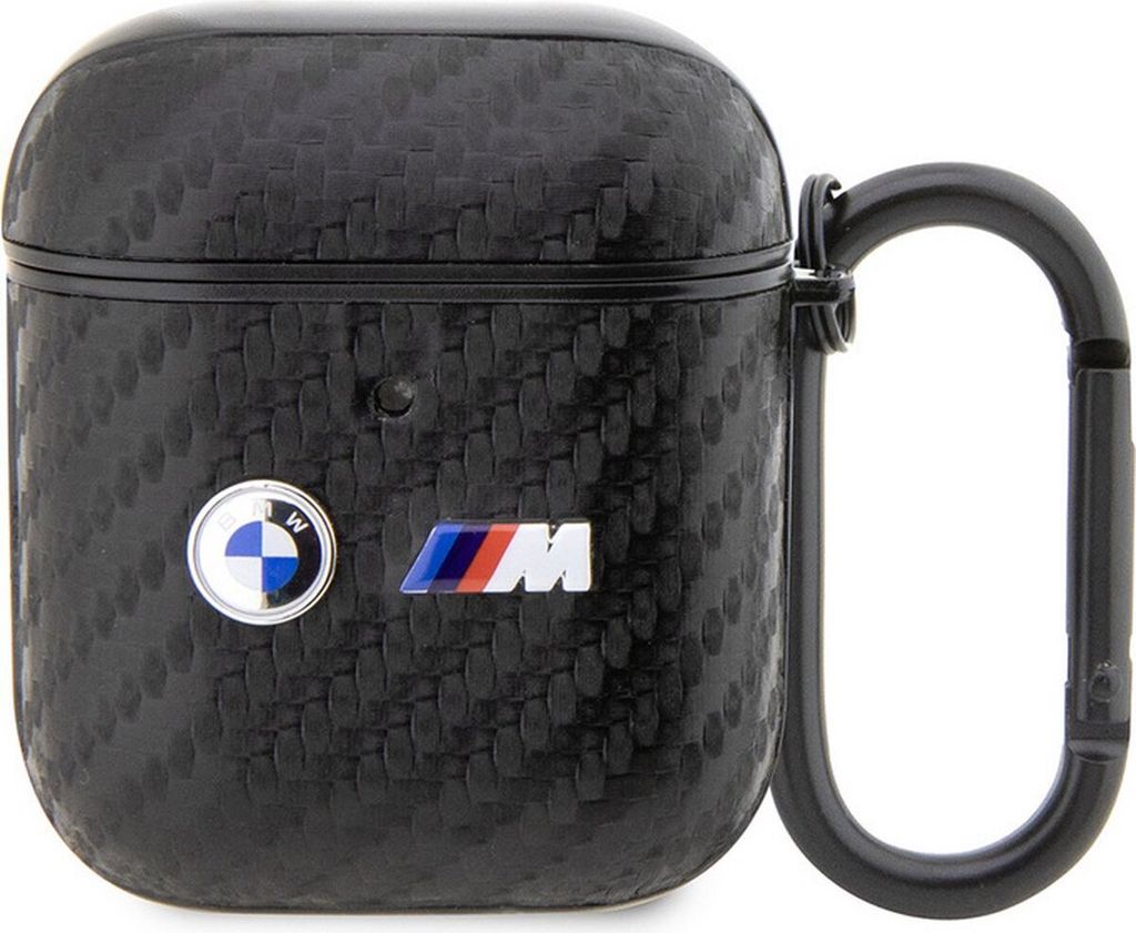 BMW Carbon Double Metal Logo - pouzdro pro AirPods 1/2 gen Obrázek produktu 