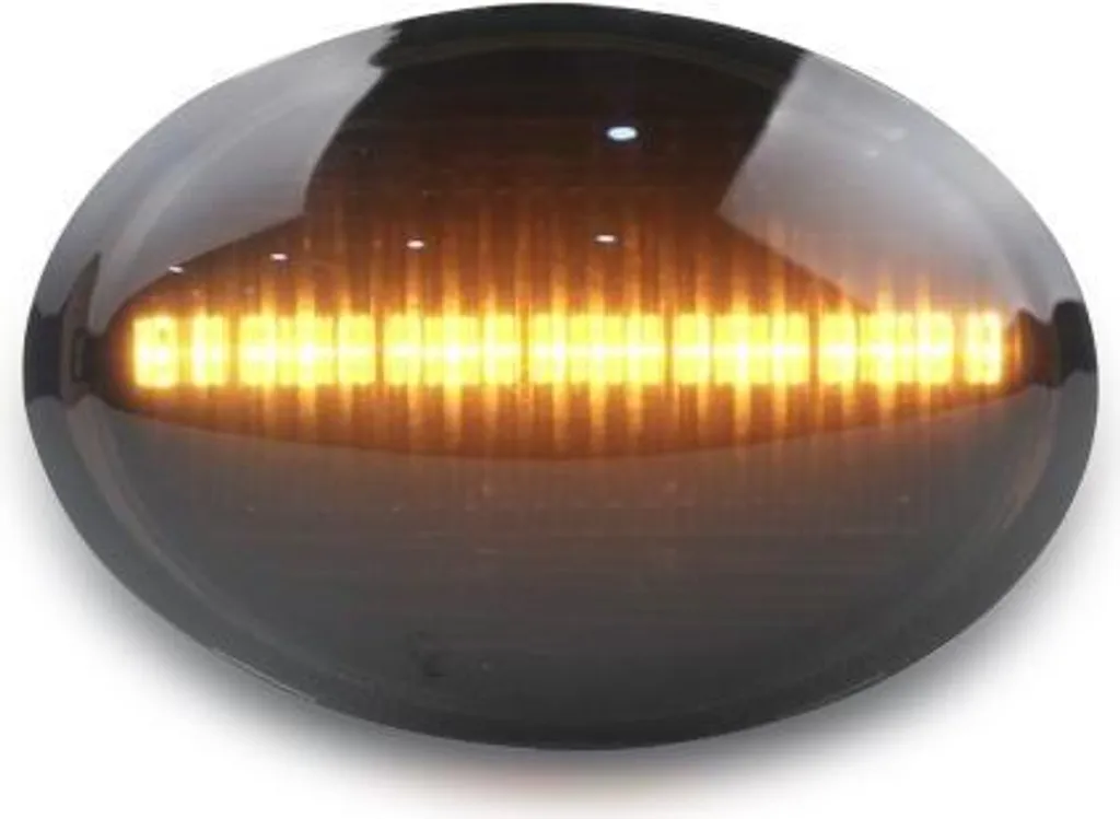 Indicatori Frecce LED Fiat 500 500C 500L Nere Fumè Omologate