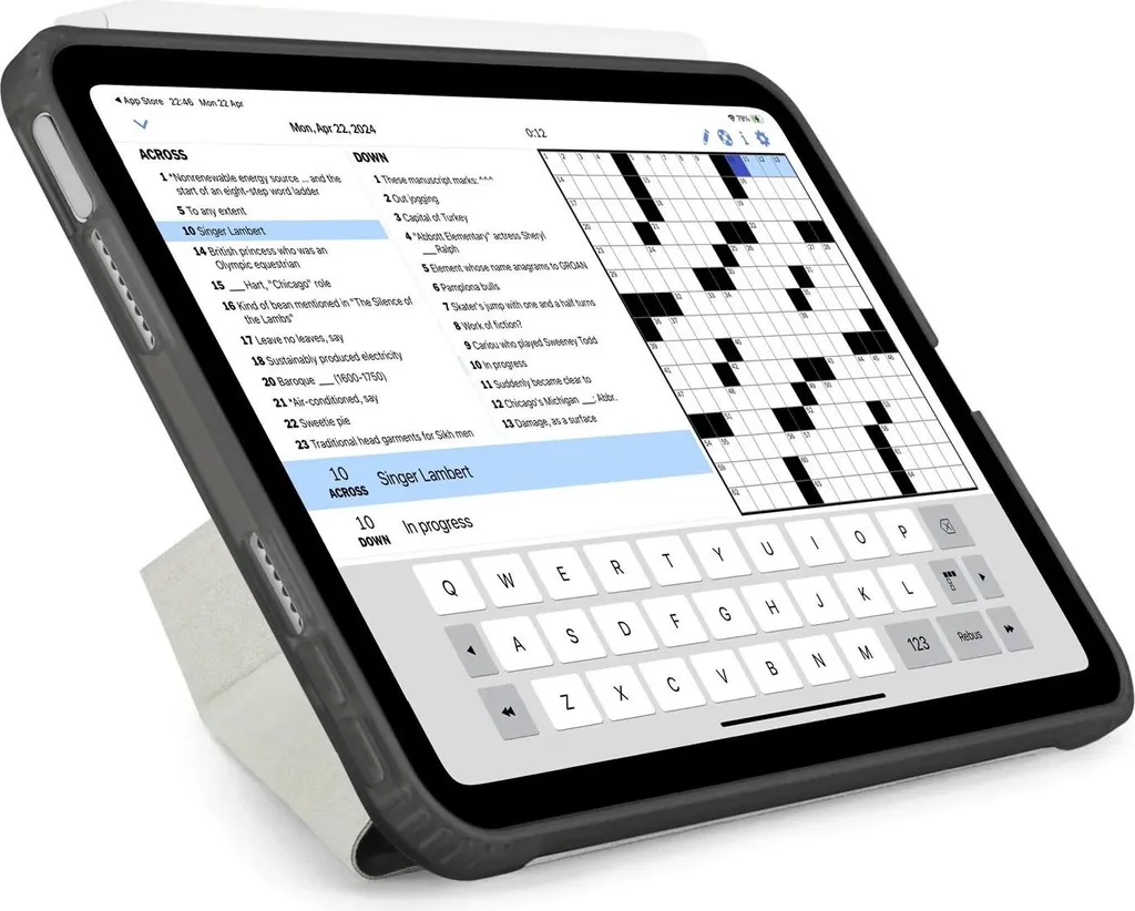 Étui pour iPad mini 6 avec support pliable multi-positions noir - 10