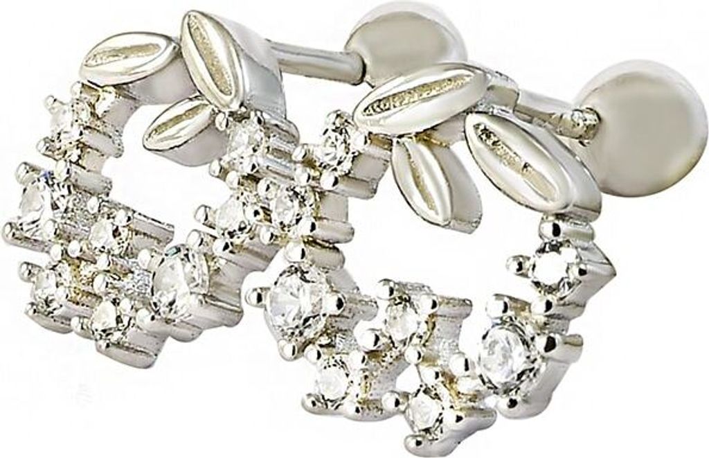 Silberne Ohrringe Glare 707