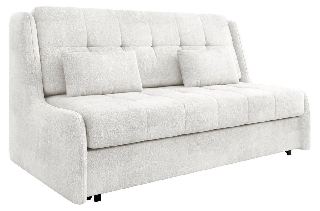 MIRJAN24 Schlafsofa Viva Elite IV, Stilvoll Polstersofa vom Hersteller, Couch mit Schlaffunktion und Bettkasten, Wohnzimmer (Farbe: Sereno 681)