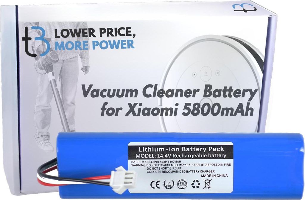 Akku für Xiaomi Viomi S9 M7Pro Lenovo T1 14,4V 5800mAh