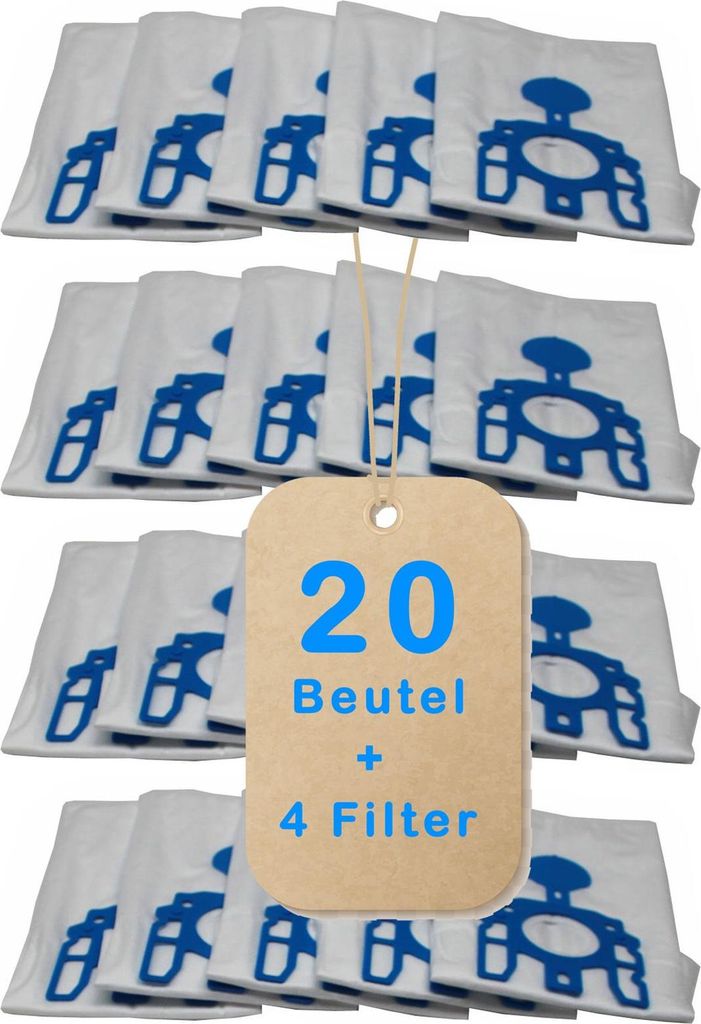 20 Premium Staubsaugerbeutel kompatibel für Miele S 6327