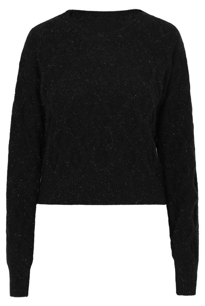 ALBEE damen pullover - schwarz, M/L
