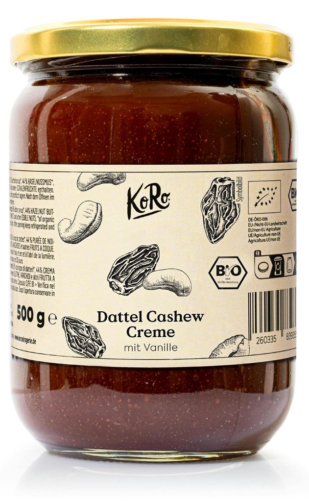 KoRo I  Dattel Cashew Creme 500 g Produktbild 