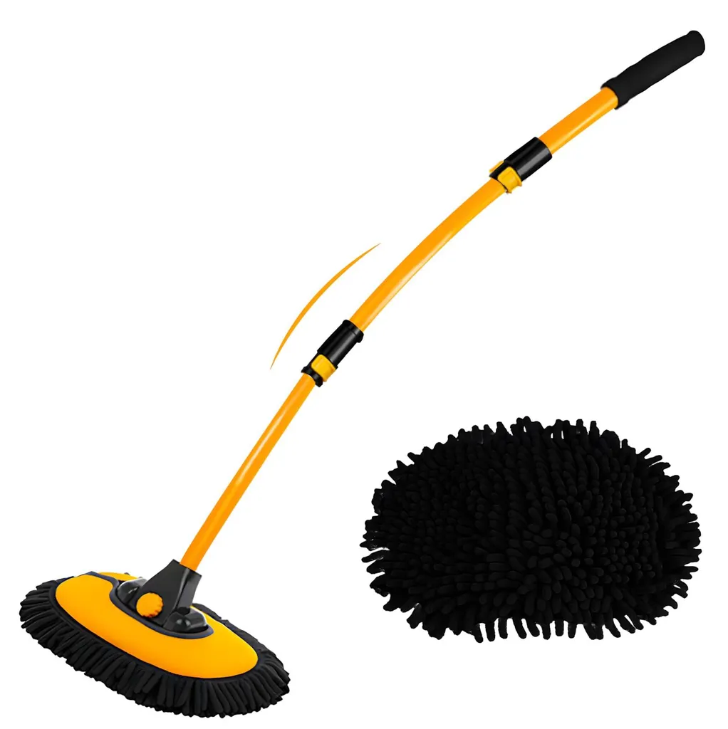Brosse de lavage télescopique pour camions et utilitaires, manche 109cm