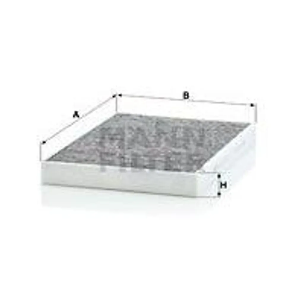 Filtre pollen et odeurs CUK 31 003 pour Audi A6, A7, A8 et Volkswagen