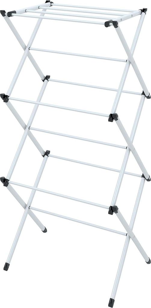 Zusammenklappbares Kleider-Trockenregal - Weiß - Platzsparend