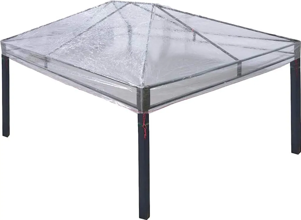 Offerta Copertura Gazebo 4x3 Trasparente vidaXL PVC Antipioggia
