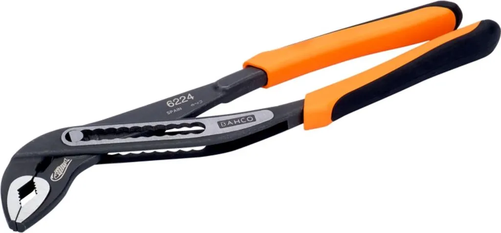 Pince réglable Bahco 250 mm avec manche bi-matière orange haute qualité