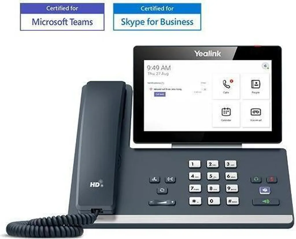 Téléphone VoIP Yealink MP58 pour Microsoft Teams avec connectivité sans fil