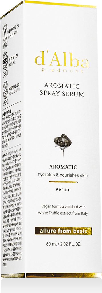 A product box for a facial serum.