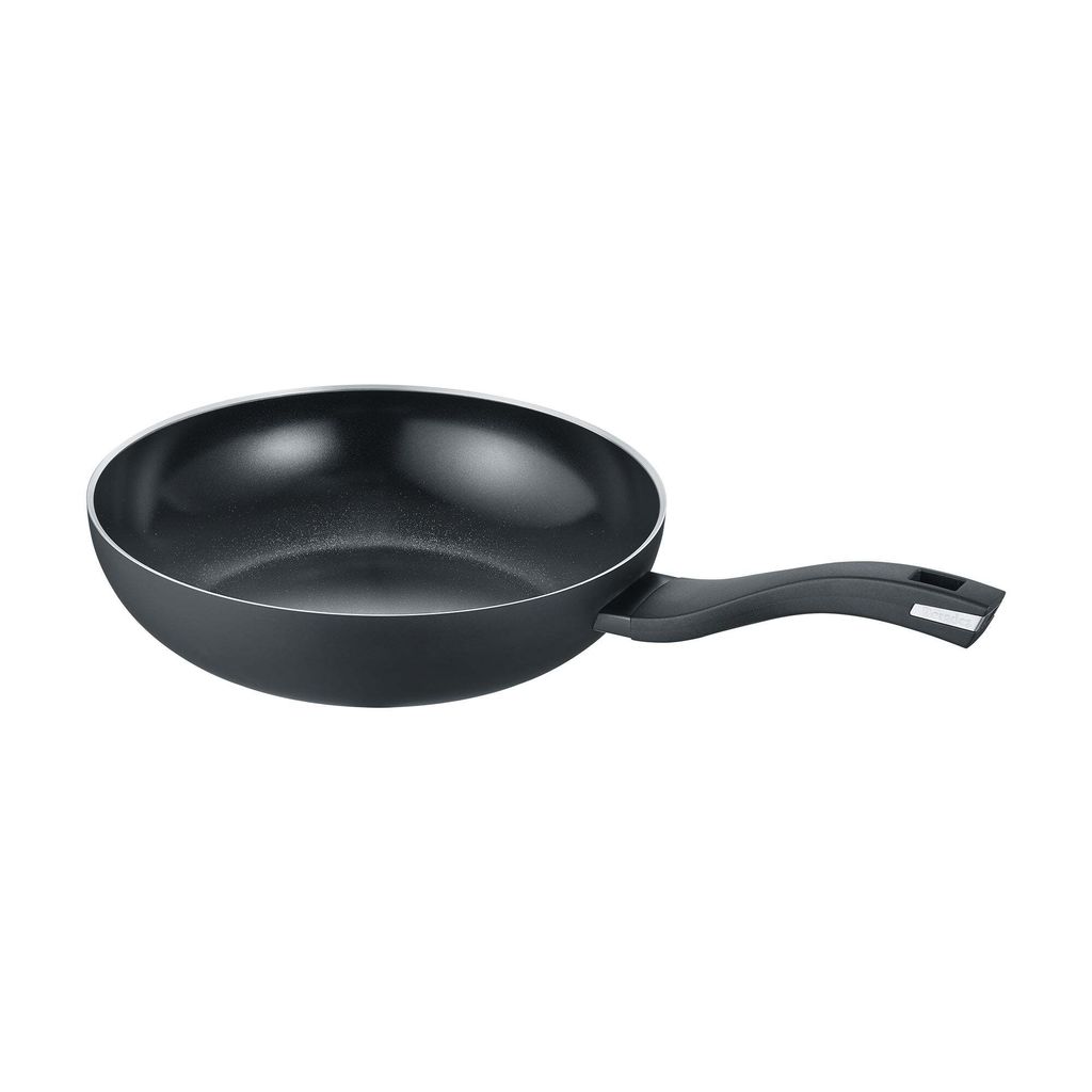 Wokpfanne 28 cm, Aluminium, recycelt, schwarz - b.green - Alu Recycled