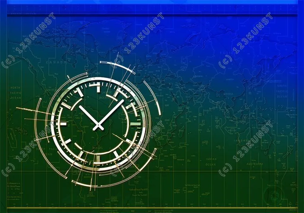 3854 Orologio da parete di design Dixtime, orologi da parete, orologio da ufficio moderno 35cm x 50cm