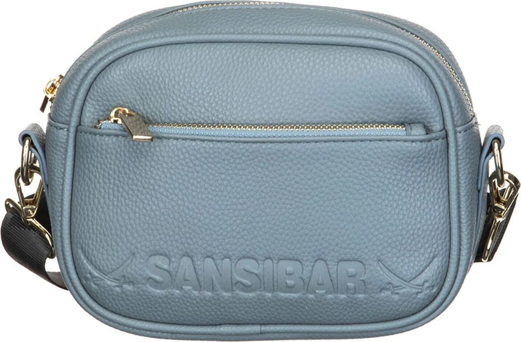 Sansibar Umhängetasche Schultertasche Camera Bag Jeans blaugrau