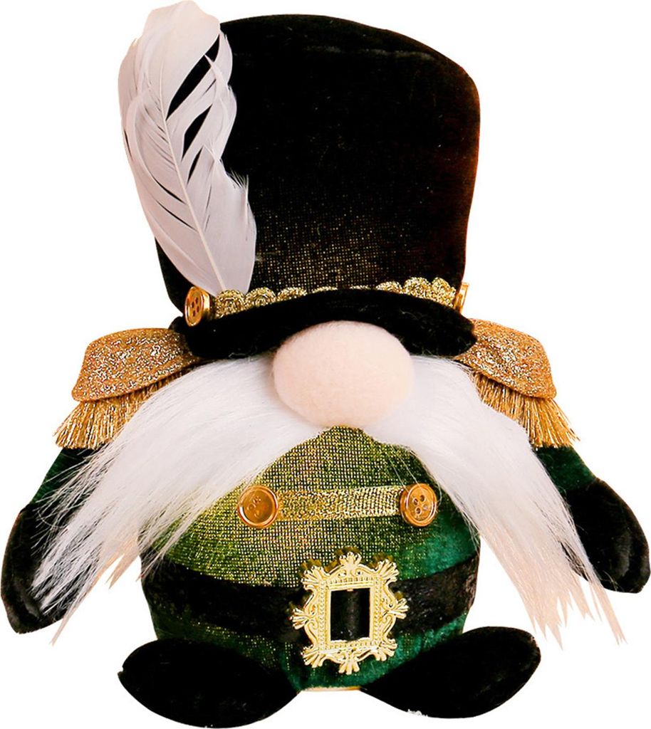 Leuchtender Weihnachtswichtel, LED-Weihnachtsplüsch-Soldatenwichtel, leuchtende gesichtslose Zwergenfigur, Tischdekoration für Zuhause
