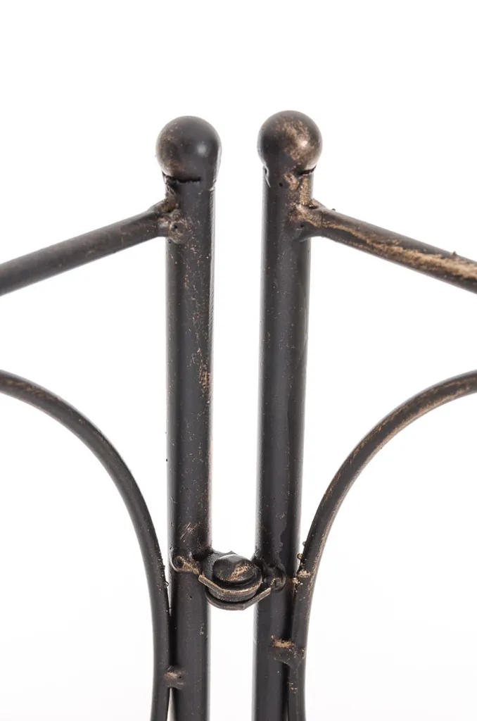 CLP Étagère Irma Bronze - Support de Rangement en Fer de Style Rétro - 8