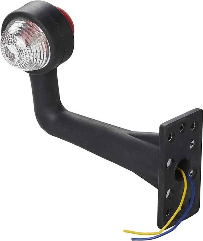Offerta Lampada Ingombro 185mm Angolo Retto - Universale Bianco Rosso