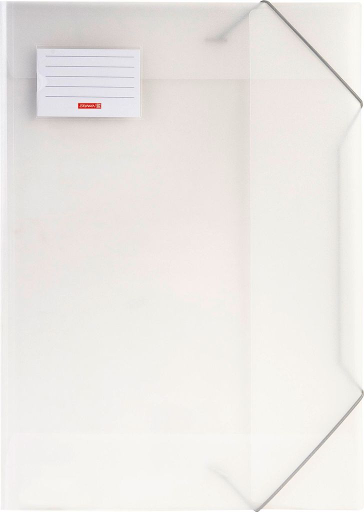 BRUNNEN Zeichenmappe FACT!pp DIN A3 weiß transparent Produktbild 