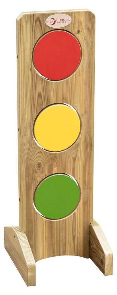 Classic World Holz-Verkehrsampel pädagogisches Spielzeug Verkehrsregeln