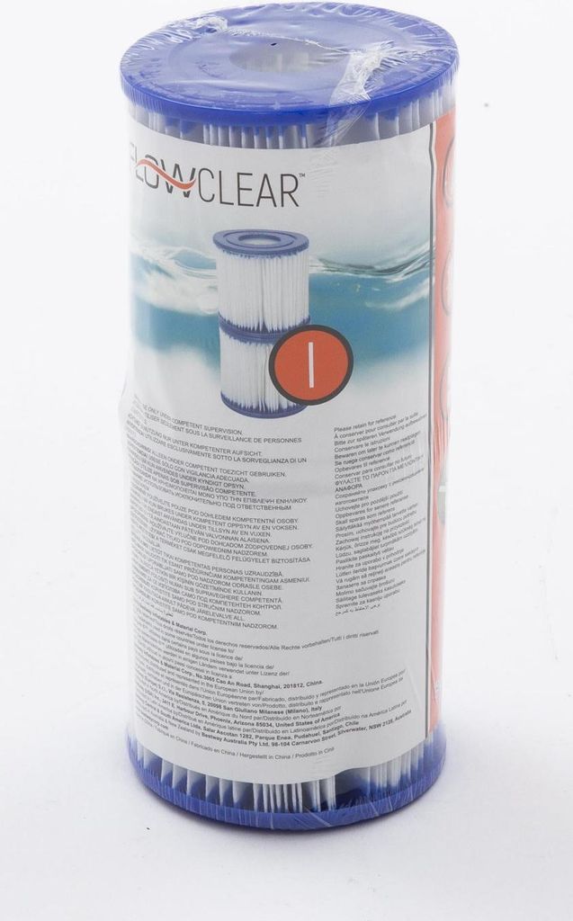 Bestway 58093 - Flowclear Filterkartusche Gr. I Doppelpack, Produktbild 