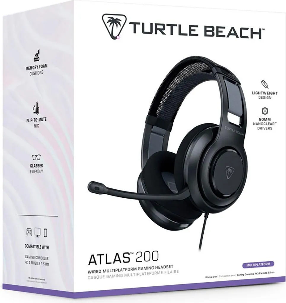 Casque Gaming Filaire Turtle Beach Atlas 200 MP Stéréo avec Microphone - 6