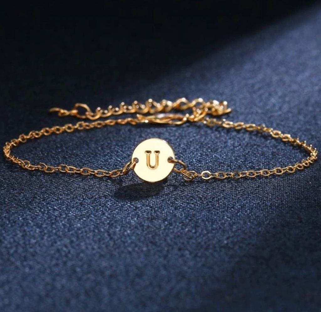 Elegantes Armband mit Buchstabe U - Uni Schmuck KP5150