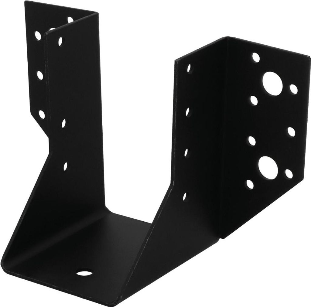 Universeller Stahlbalkenträger, schwarz verzinkt, Magnodur, 60x100x70x35, SUKI