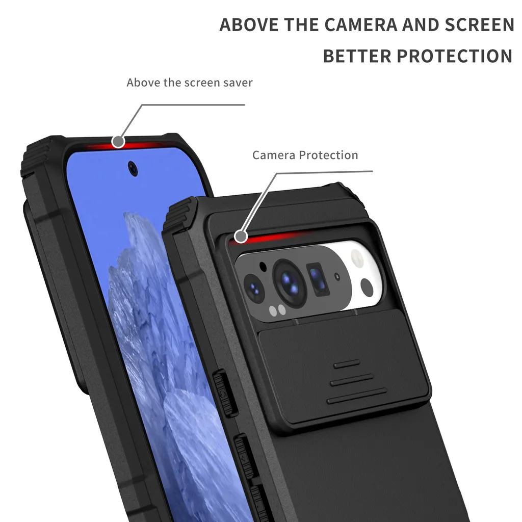 Custodia Professionale Pixel 9 Pro XL Nera: Sicurezza e Funzionalità - 5